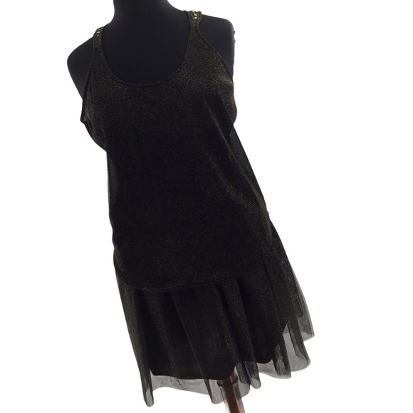 Marilyn Monroe Plus Size Black and Gold Tulle Skirt Set - Picture 3 of 15